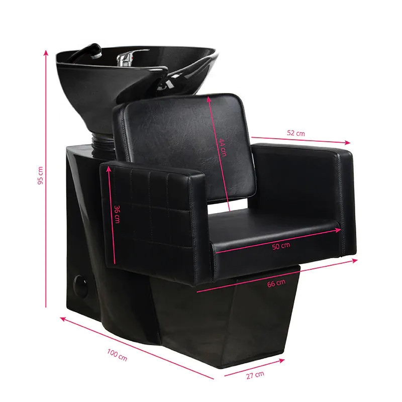 Gabbiano wash unit ankara black / black bowl