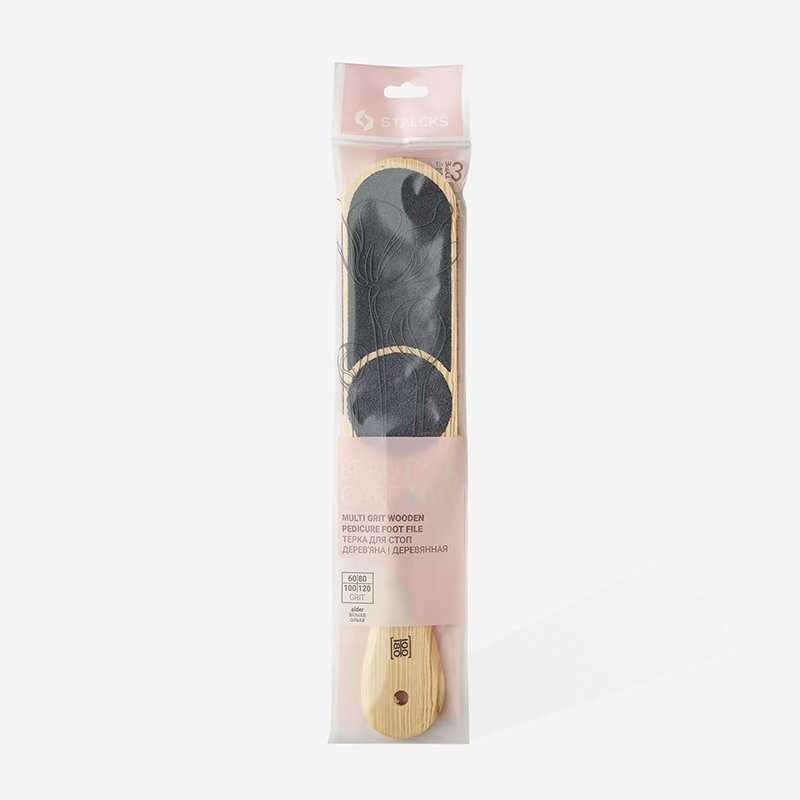 Wooden Foot File – Staleks BEAUTY & CARE, 10 TYPE 3, 60/80/100/120 grit