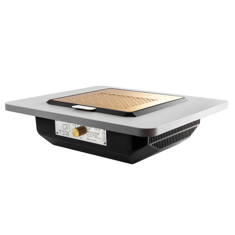 Встраиваемый пылесос для маникюра – Teri Brilliant Black (Golden Mesh)