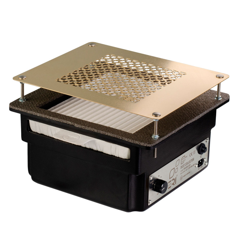 Встраиваемый пылесос для маникюра – Teri 800 Black (Golden Mesh)
