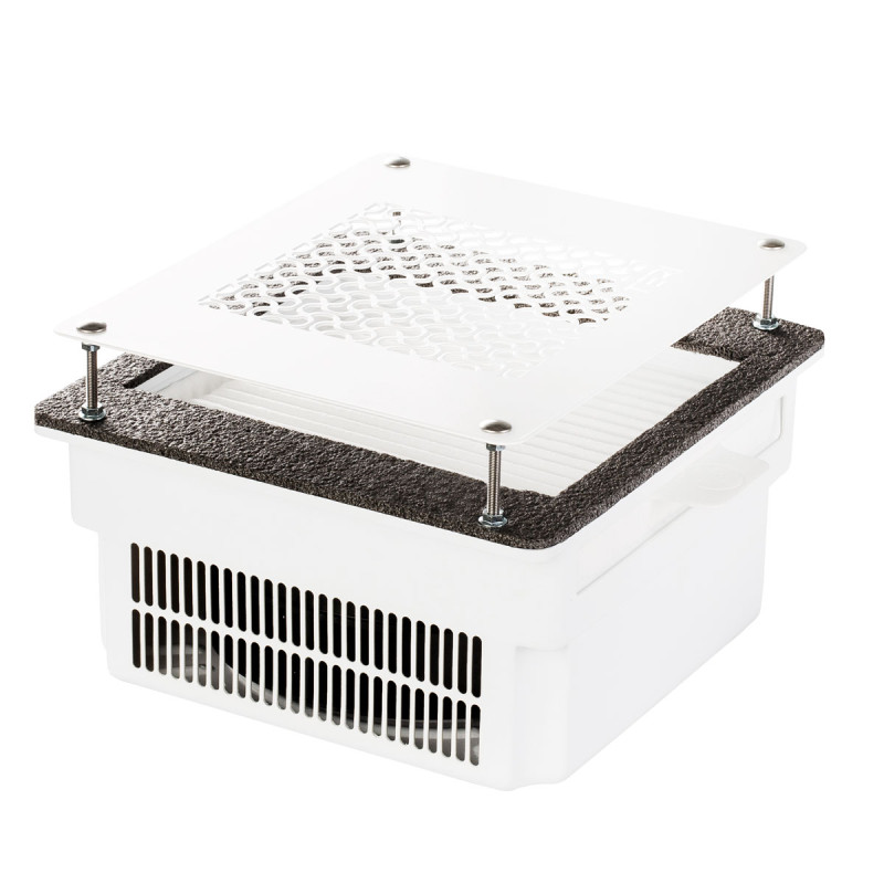 Встраиваемый пылесос для маникюра – Teri 800 White (White Mesh)