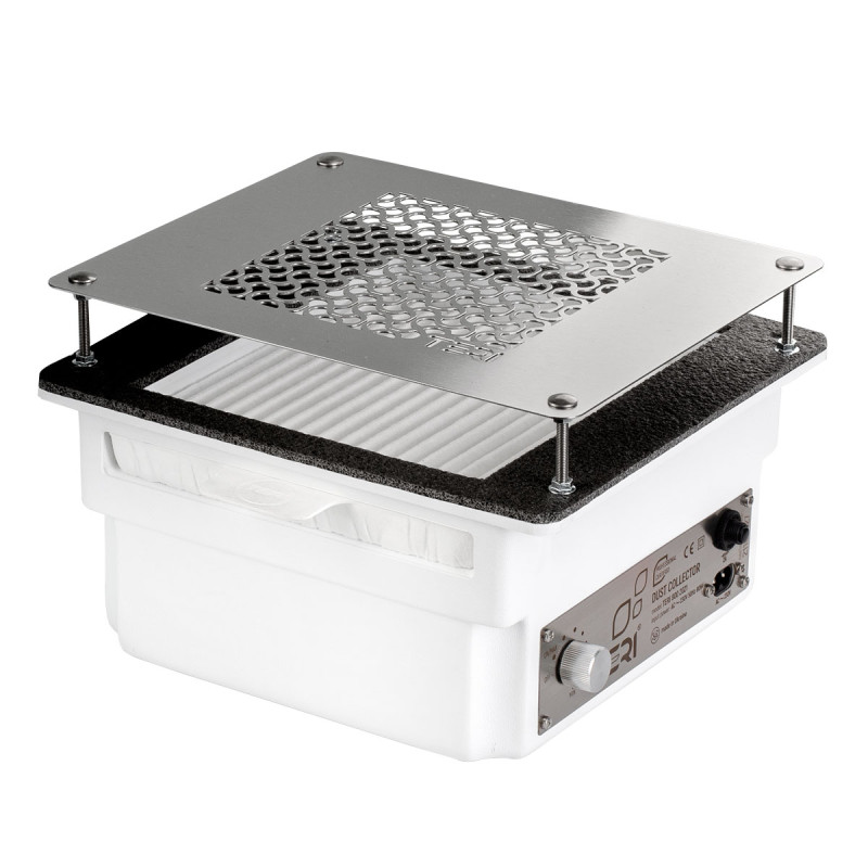 Встраиваемый пылесос для маникюра – Teri 800 White (Silver Mesh)
