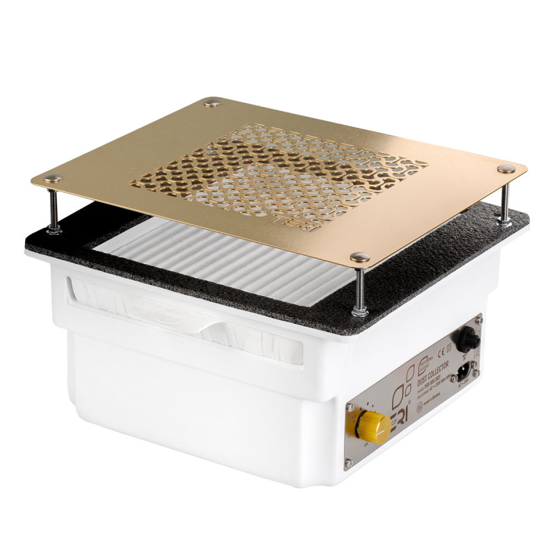 Встраиваемый пылесос для маникюра – Teri 800 White (Golden Mesh)