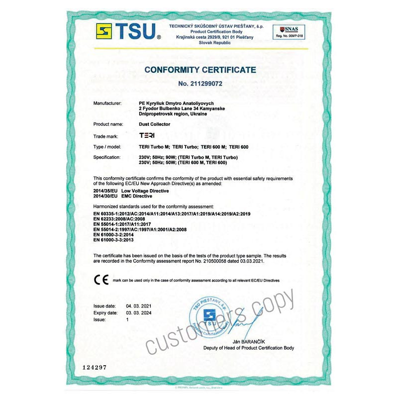 Пылесос для маникюра – Teri 800 M White (Golden Mesh)