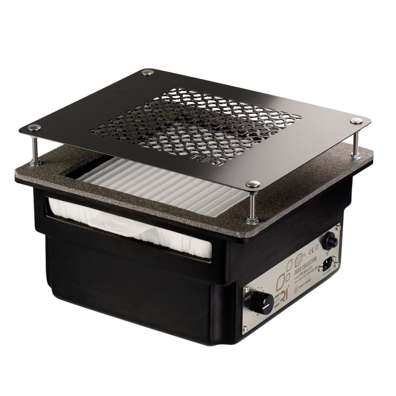 Built-in Nail Dust Collector Teri Turbo Black (Black Mesh)