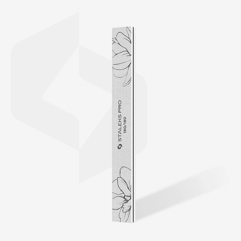 Прямая минеральная пилка – Staleks EXPERT, 20 180/180 grit, 25 шт