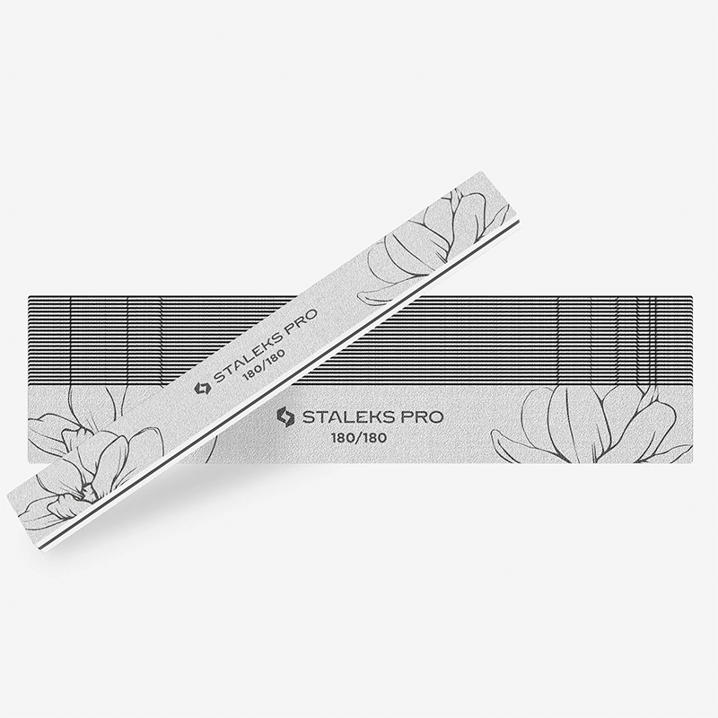 Straight Mineral Nail File – Staleks EXPERT, 20 180/180 Grit, 25 pcs