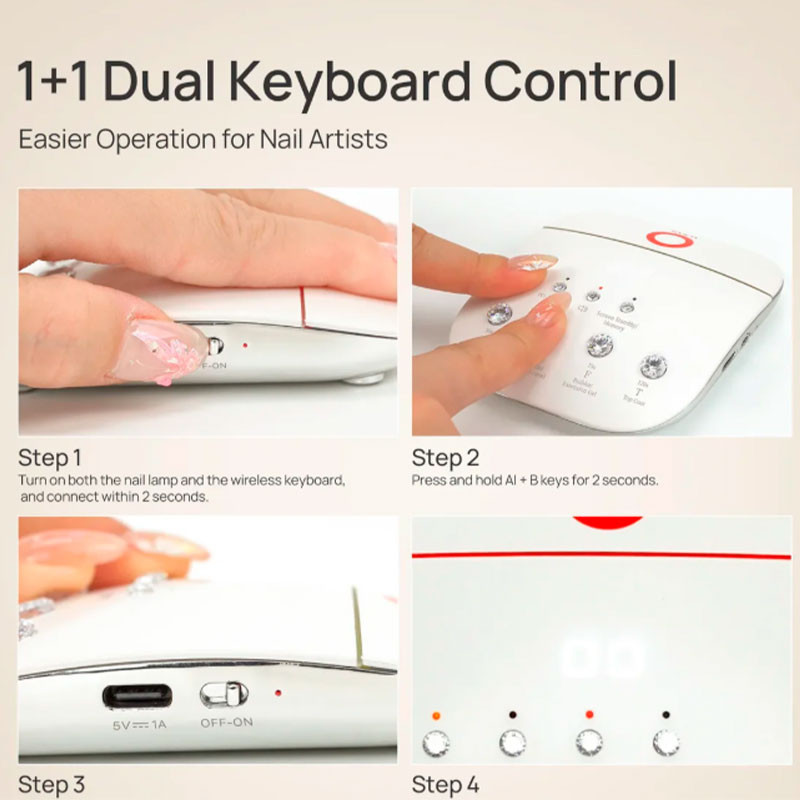 Wireless Remote for AI LED Nail Lamp ONAIL