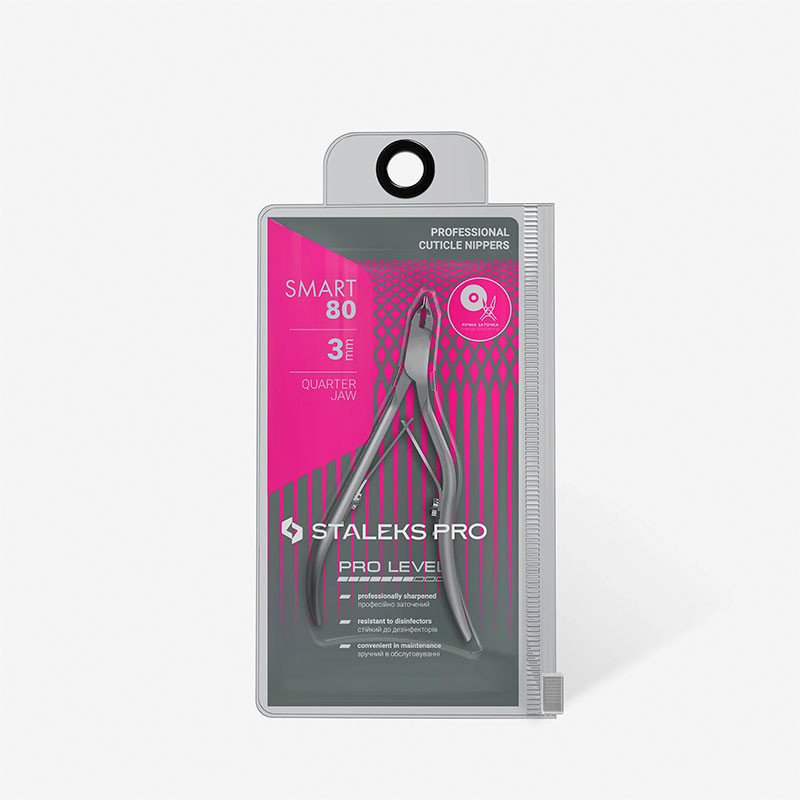 Professional cuticle nippers Staleks SMART 80 3 mm