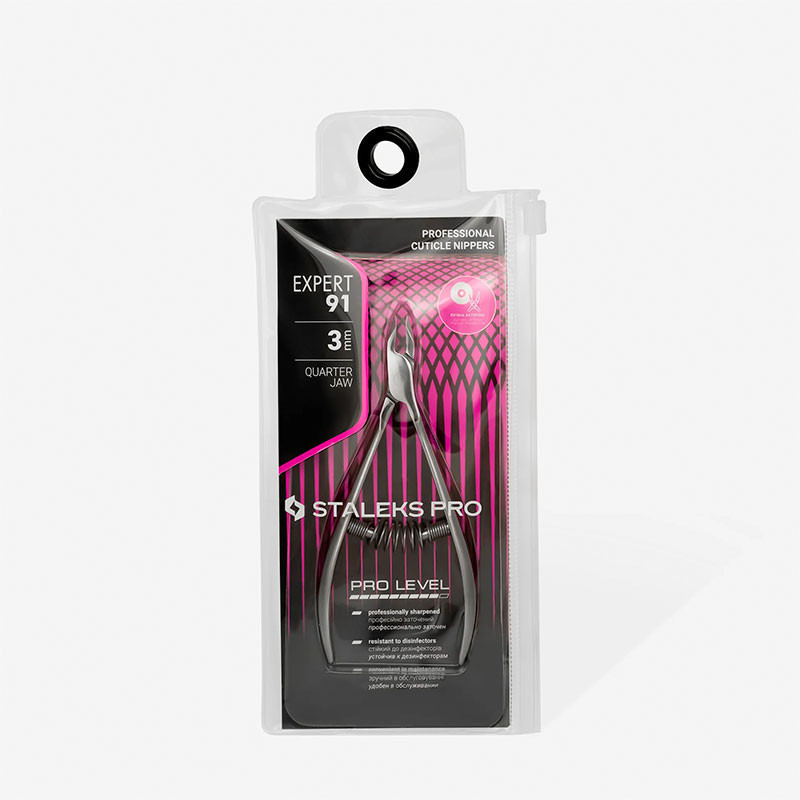 Professional cuticle nippers Staleks EXPERT 91 3 mm