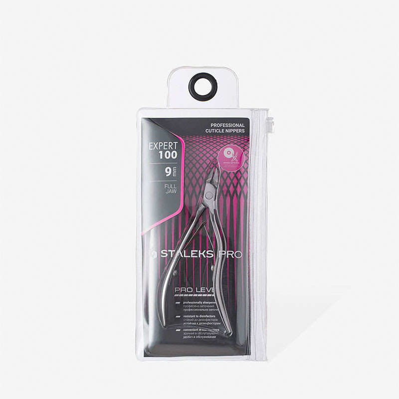Professional cuticle nippers Staleks EXPERT 100 9 mm