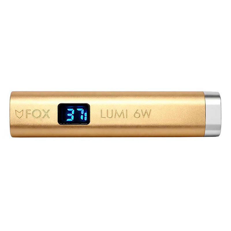 Kosketusohjattava kynsilamppu F.O.X LUMi 6W näytöllä (L6W)