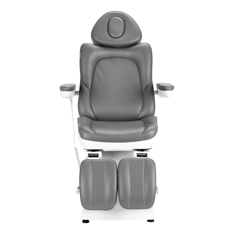 Electric cosmetic chair Azzurro 870s pedicure 3 motors Gray