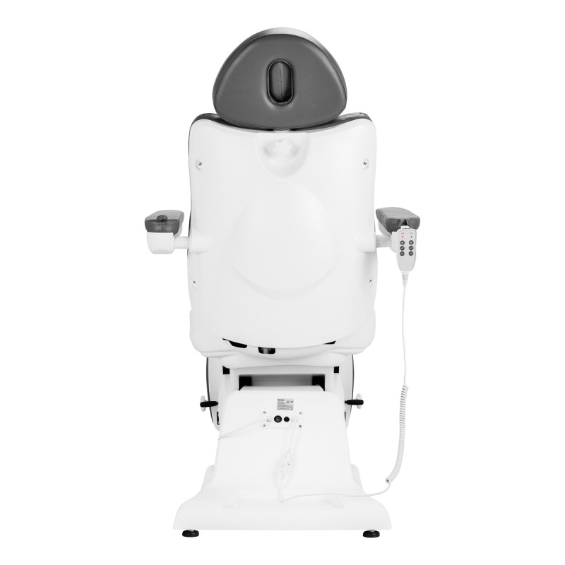 Electric cosmetic chair Azzurro 870s pedicure 3 motors Gray