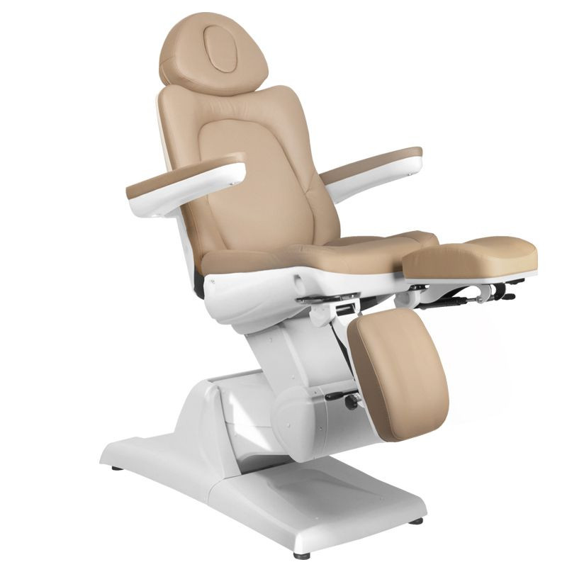 Electric cosmetic chair Azzurro 870s pedicure 3 motors cappuccino