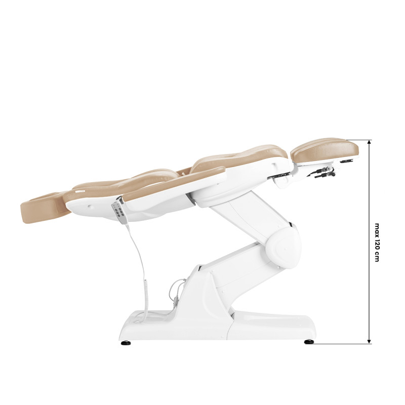 Electric cosmetic chair Azzurro 870s pedicure 3 motors cappuccino
