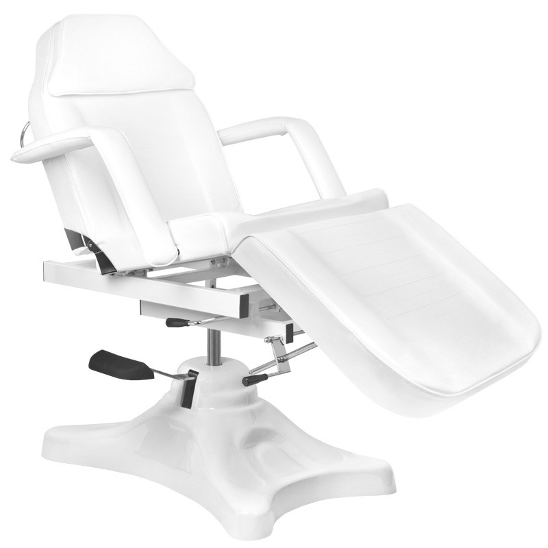 Cosmetic chair hydraulic A 234d with cradle white