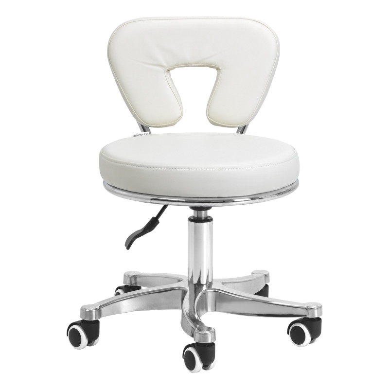 Cosmetic stool for pedicure 9266 white