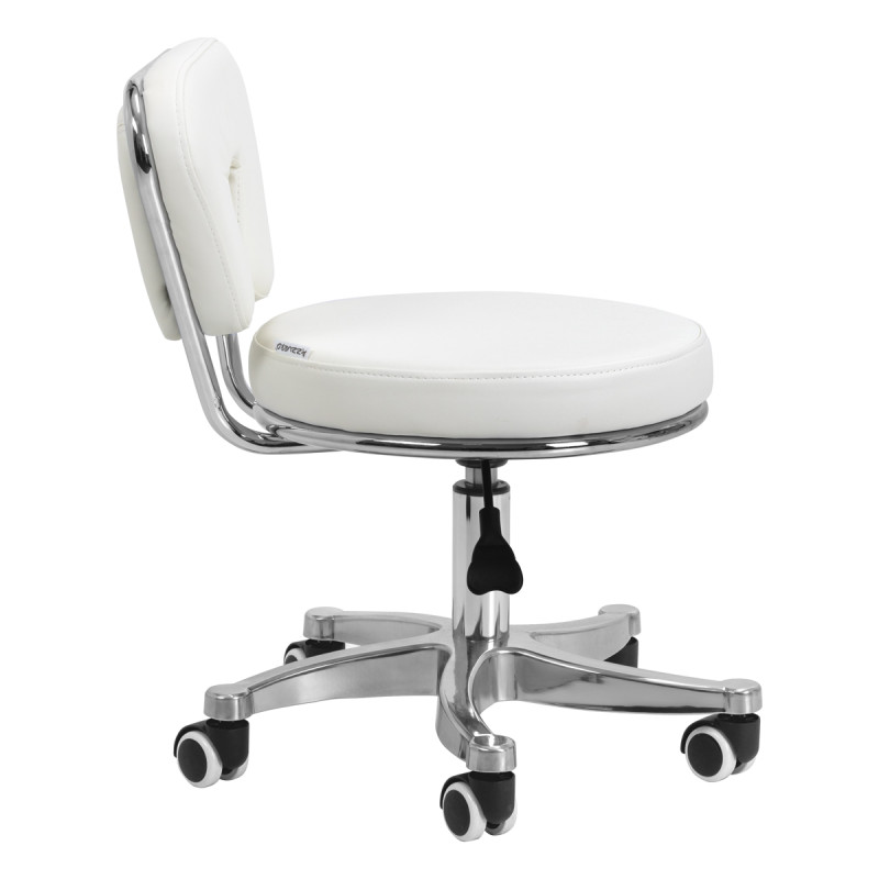 Cosmetic stool for pedicure 9266 white