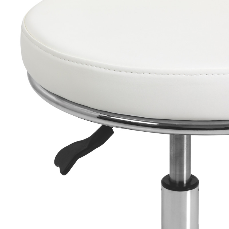 Cosmetic stool for pedicure 9266 white