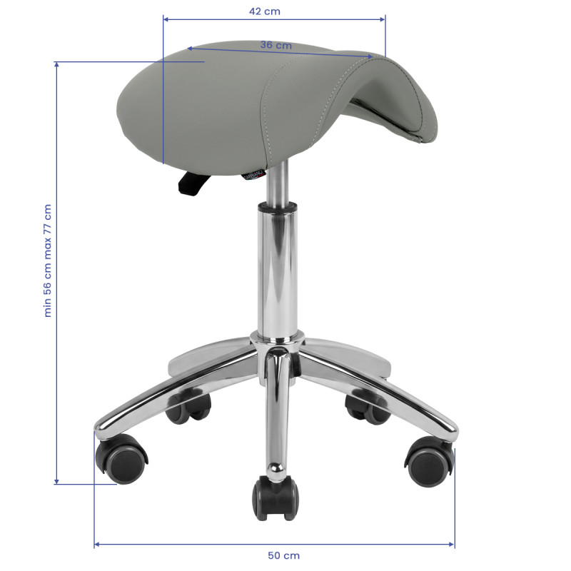 Cosmetic stool am-302 gray