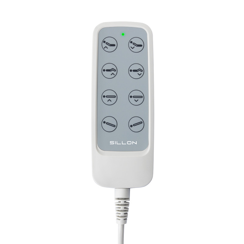 Kate electric podiatry chair, 4 actuators, white
