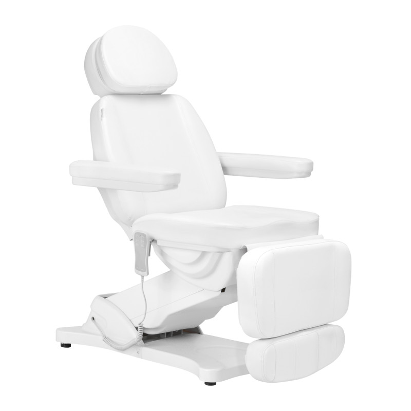Electric cosmetic chair SILLON CLASSIC 3 motors white