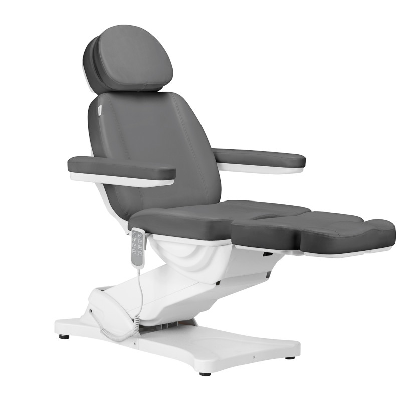 Electric cosmetic chair SILLON CLASSIC 4 motors with cradle gray