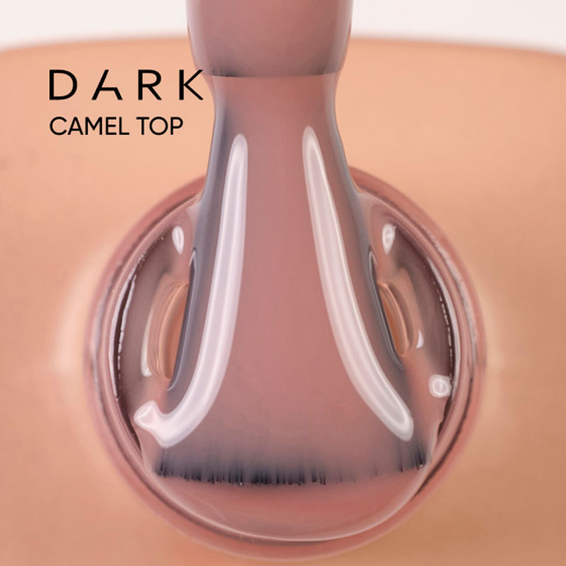 Camel Top Coat with UV Filter – Dark – 10 ml