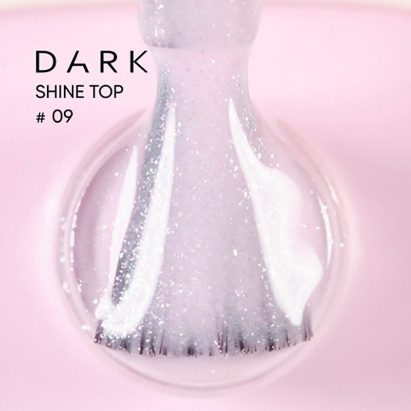 Топ с блёстками и UV-фильтром Dark – Shine 09 – 10 мл