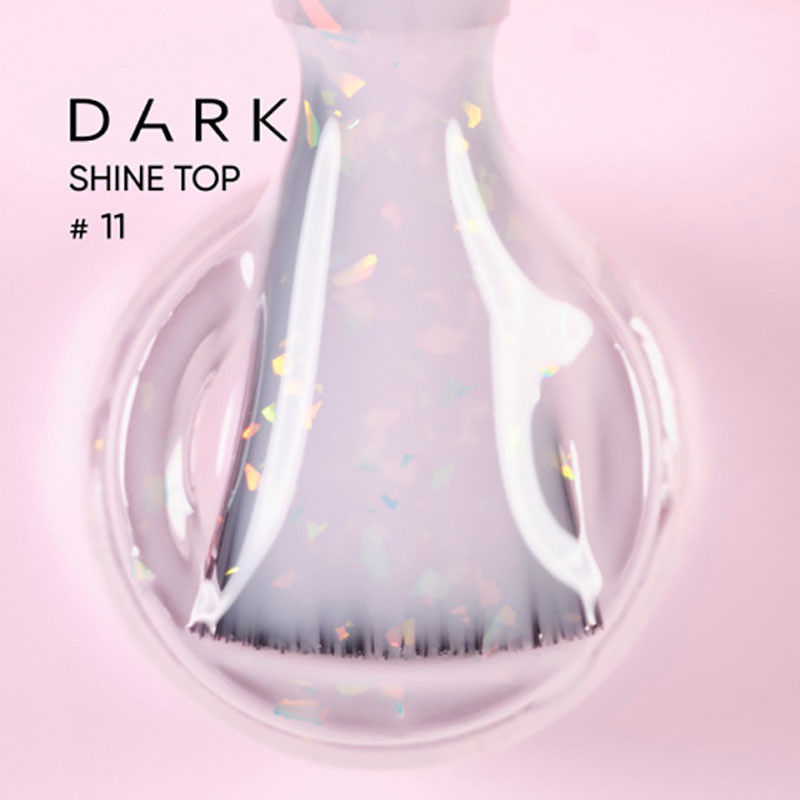 Glitter-päällyslakka UV-suodattimella Dark – Shine 11 – 10 ml