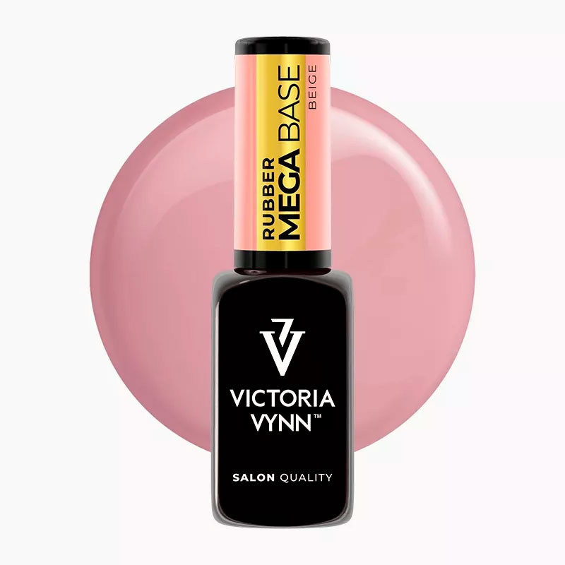 Каучуковая база для укрепления ногтей MEGA BASE VICTORIA VYNN – Beige – 8 мл