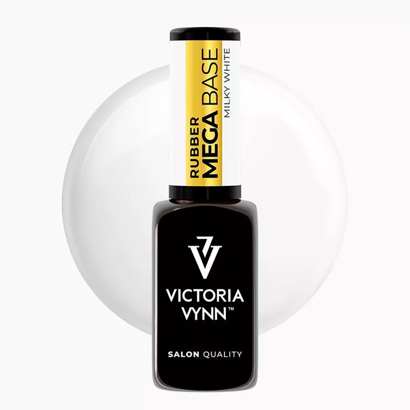 Каучуковая база для укрепления ногтей MEGA BASE VICTORIA VYNN – Milky White – 8 мл