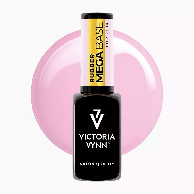 Каучуковая база для укрепления ногтей MEGA BASE VICTORIA VYNN – Lily Pink – 8 мл