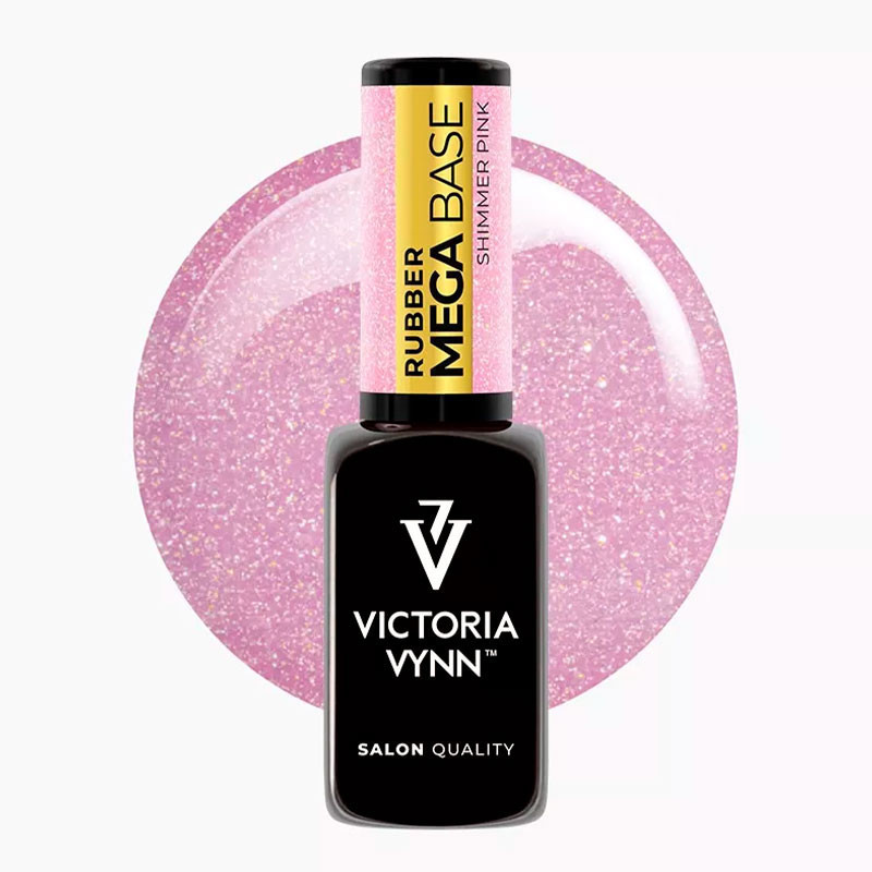 Каучуковая база MEGA BASE VICTORIA VYNN – Shimmer Pink – 8 мл