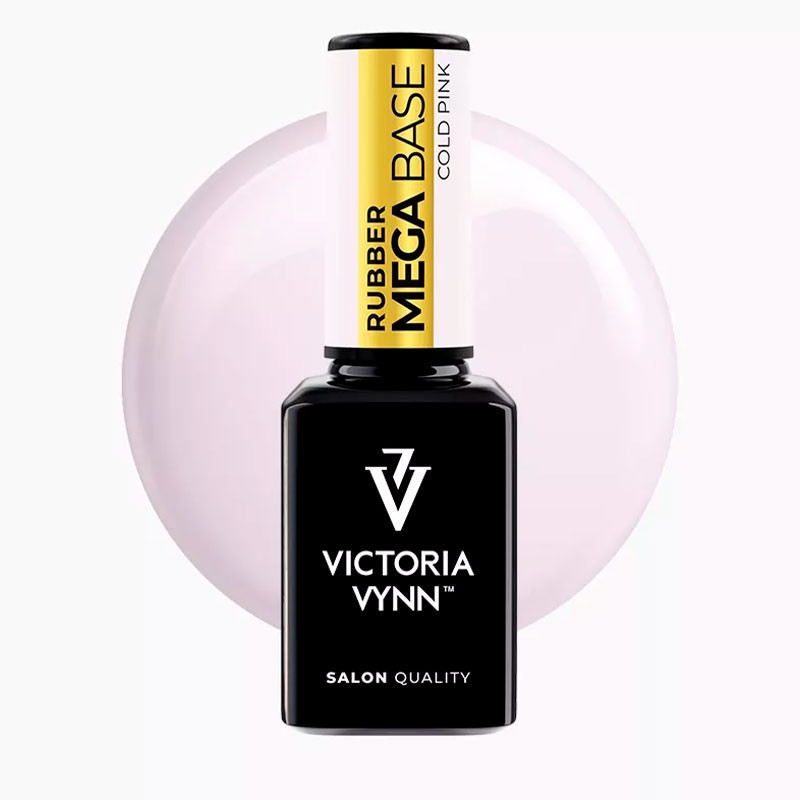 Каучуковая база для укрепления ногтей MEGA BASE VICTORIA VYNN – Cold Pink – 15 мл