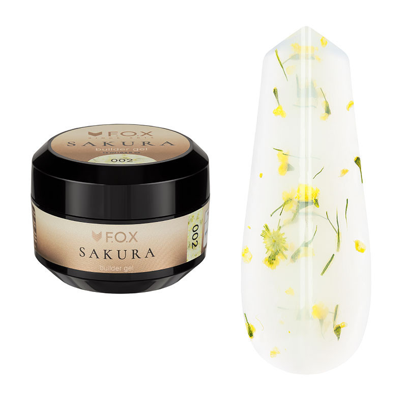 Гель для моделирования ногтей F.O.X Sakura Builder Gel 002 – 15 мл