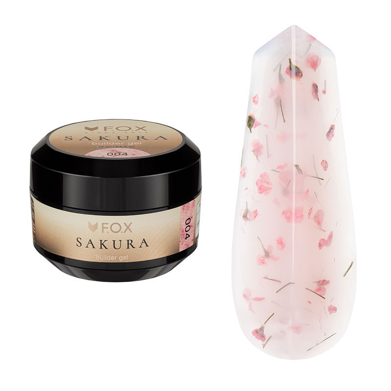 Гель для моделирования ногтей F.O.X Sakura Builder Gel 004 – 15 мл