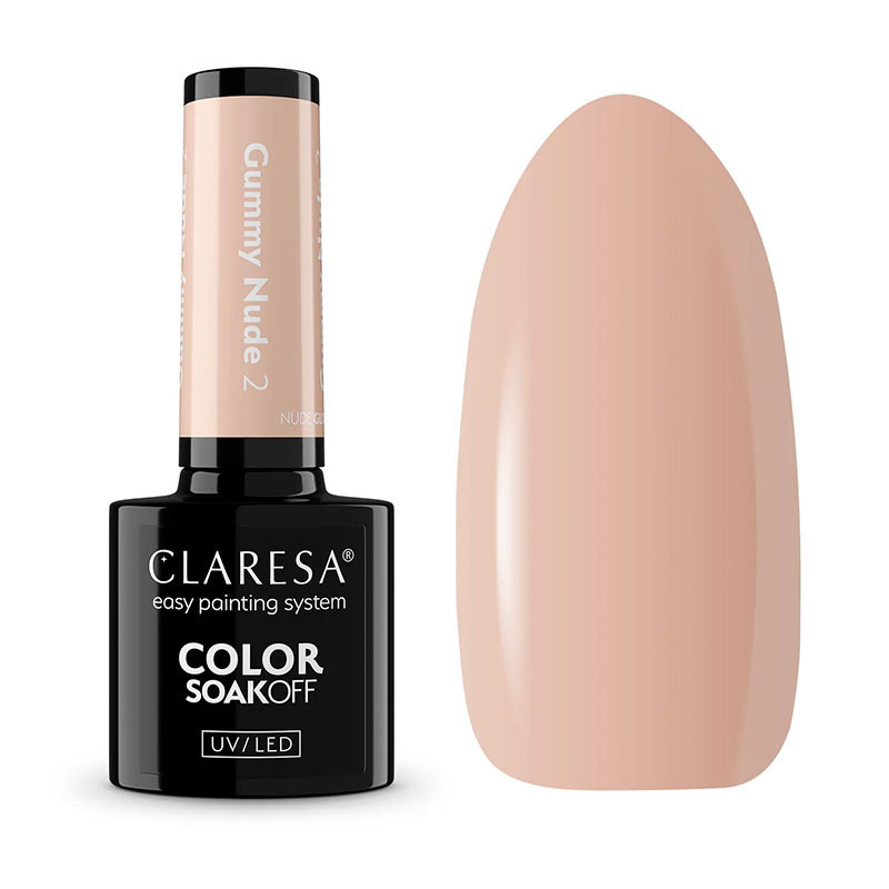 Geelilakka Claresa Glow Gummy Nude 2 – 5 g