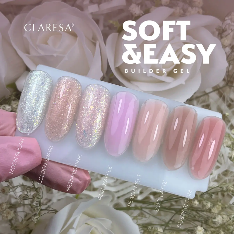 Builder gel Claresa Soft & Easy Pink Waffle – 12 g
