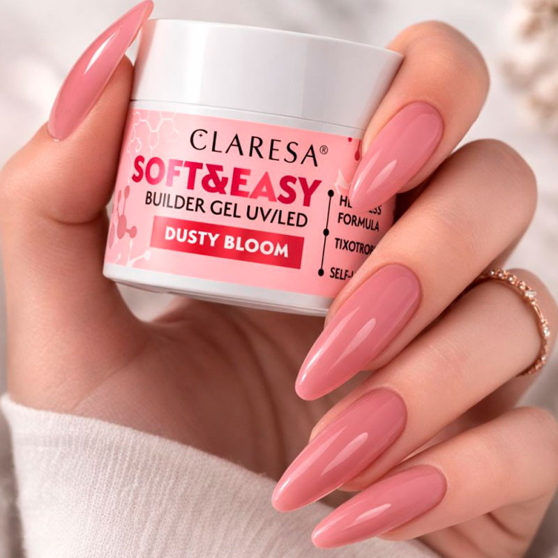 Builder gel Claresa Soft & Easy Dusty Bloom – 45 g