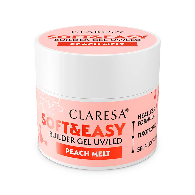 Builder gel Claresa Soft & Easy Peach Melt – 45 g