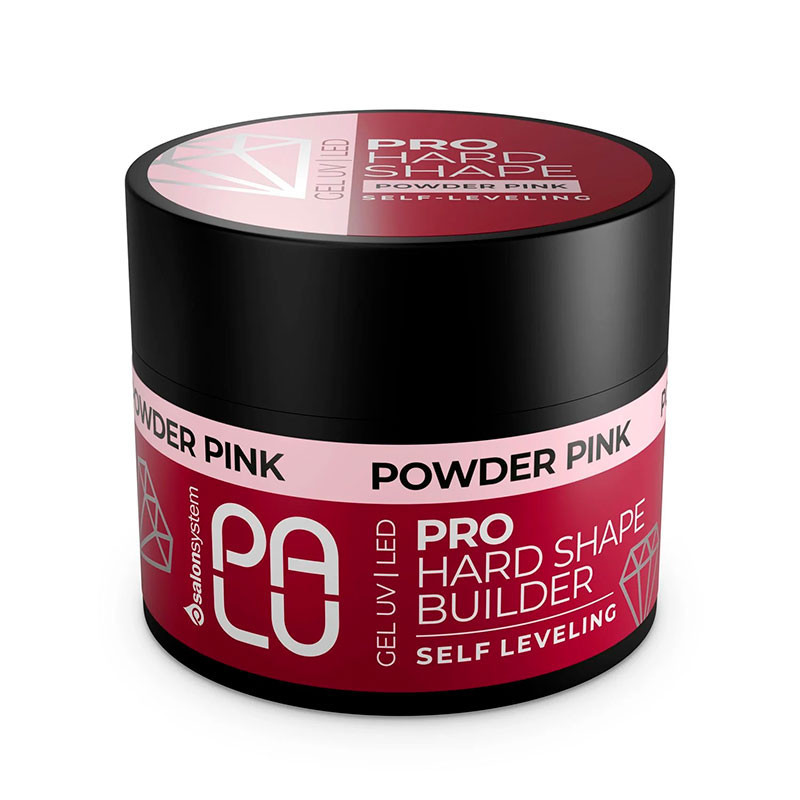 Камуфлирующий строительный гель PALU PRO Hard Shape Builder Gel Powder Pink – 45 г