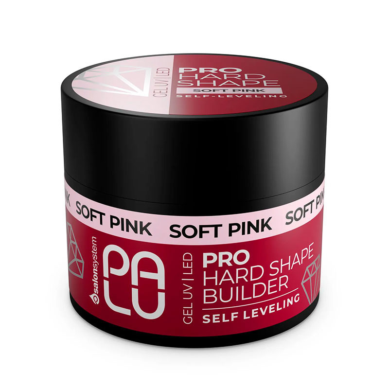 Камуфлирующий строительный гель PALU PRO Hard Shape Builder Gel Soft Pink – 45 г