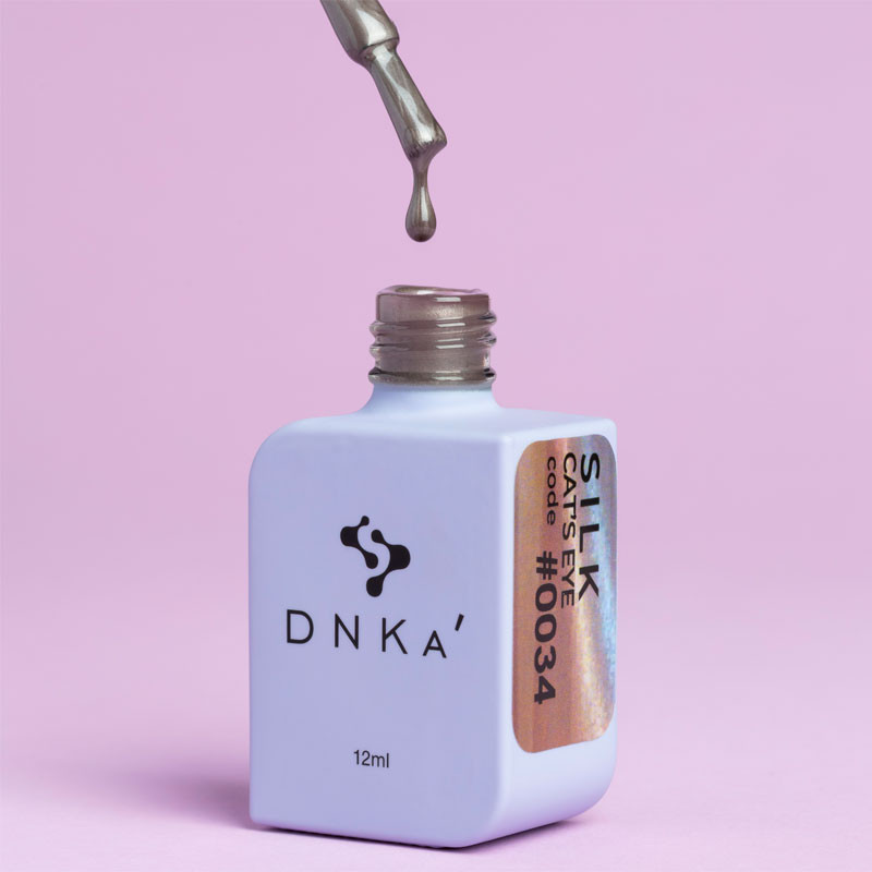 Цветной гель-лак DNKa Cat's Eye Silk 0034 – 12 ml