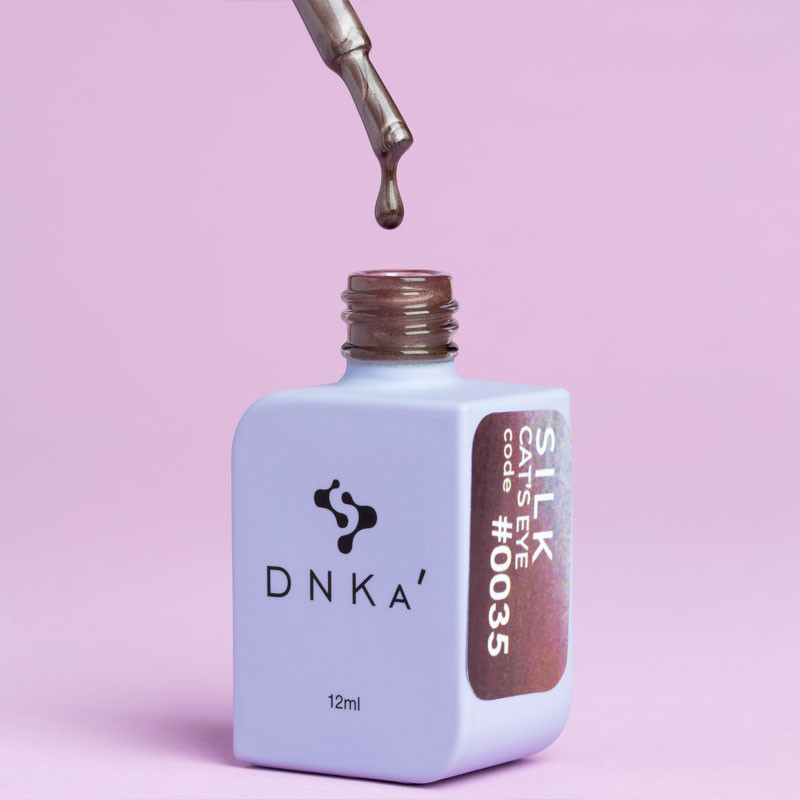 Värillinen geelilakka DNKa Cat's Eye Silk 0035 – 12 ml