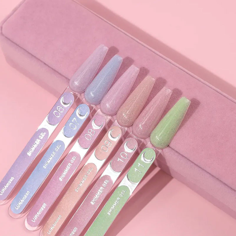 Гель для наращивания – Lunamoon Shimmer Gel 6 – 15 мл
