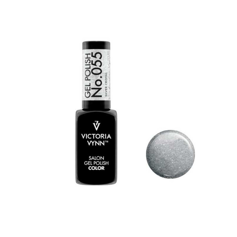 VICTORIA VYNN Geelilakan väri nro. 055 Silver Cristal - 8 ml