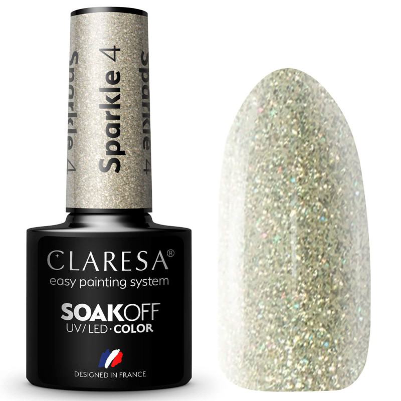 Geelilakka – Claresa Sparkle nro 4 – 5 ml