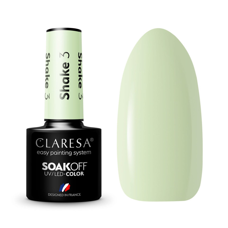Цветной гель-лак Claresa Shake № 3, 5 ml